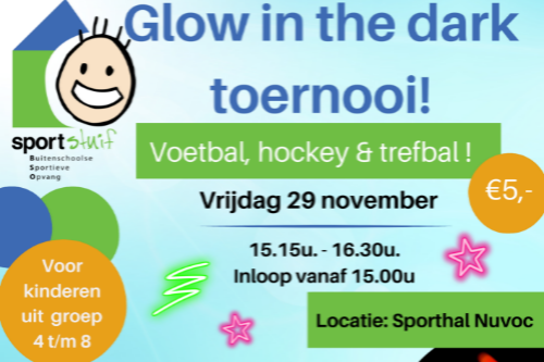 Glow in the dark toernooi