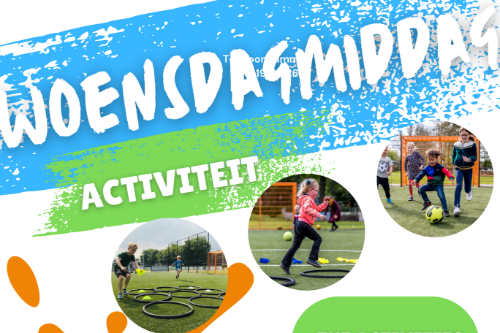 Poster woensdagmiddag activiteit