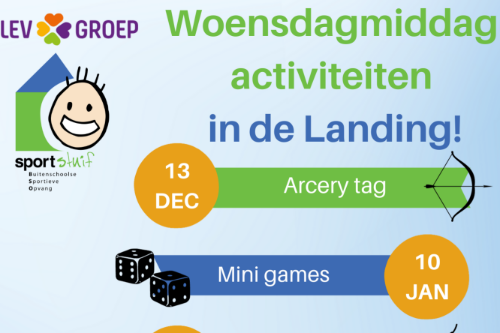 Poster woensdagmiddag activiteit