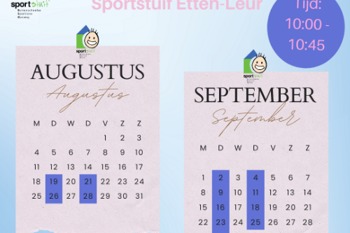 Peutergym Augustus & September