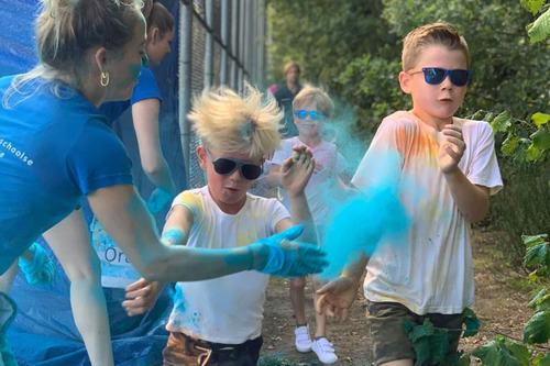 Color run Sportstuif Veldhoven Basko en Rood-Wit 2023