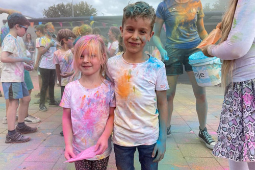 Color run Sportstuif Veldhoven Basko en Rood-Wit 2023