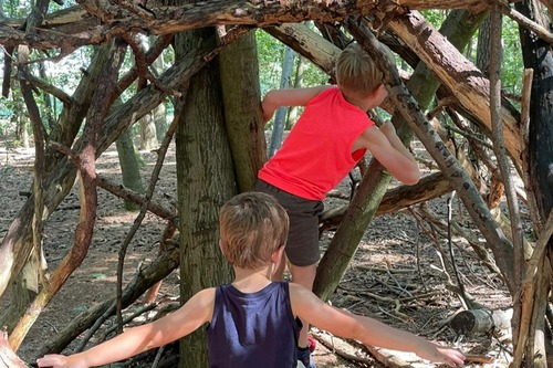 Sportstuif bladel, belevenisbos