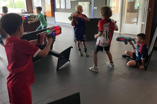 Kinderfeestje bij Sportstuif Uden FC - Lasergamen