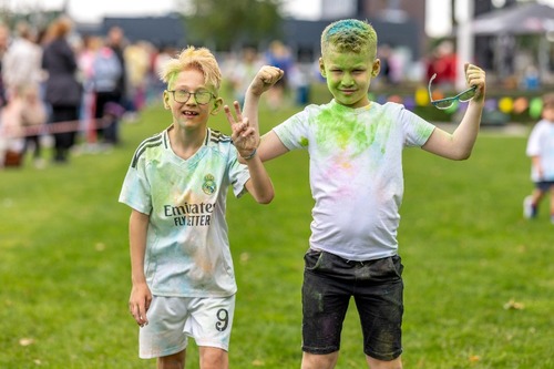 Foto bij Color Run Nederweert 2025