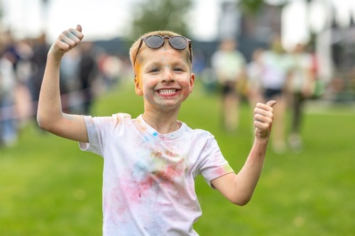 Foto bij Color Run Nederweert 2025