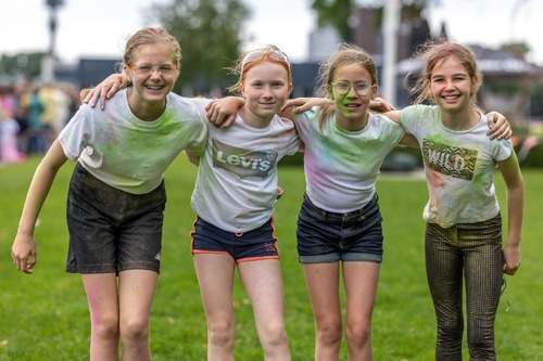 Foto bij Color Run Nederweert 2025
