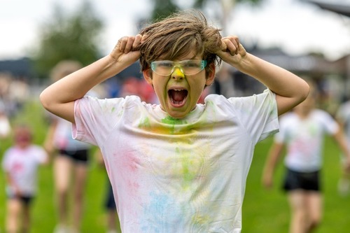 Foto bij Color Run Nederweert 2025