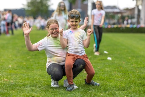 Foto bij Color Run Nederweert 2025