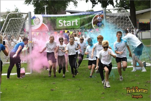 Foto bij Color Run Nederweert 2025