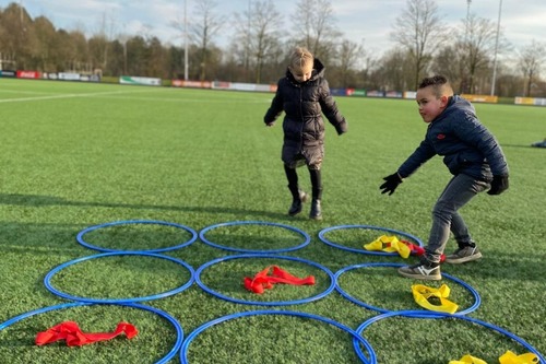 3 op een rij estafette 