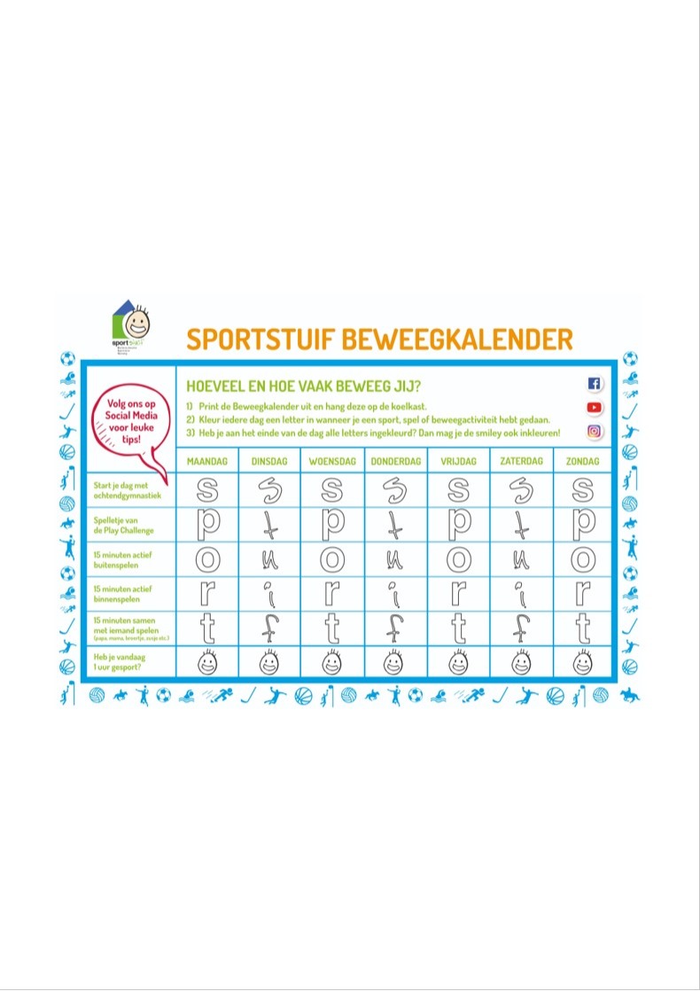 Download beweegkalender